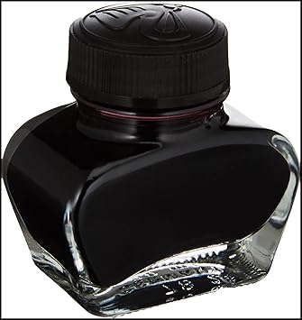 Pelikan Brilliant Black Bottled Ink for Fountain Pens, 30ml (4001)-1